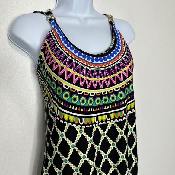Trina Turk Maxi Dress Size M Kon Tiki Halter - Picture 4 of 16